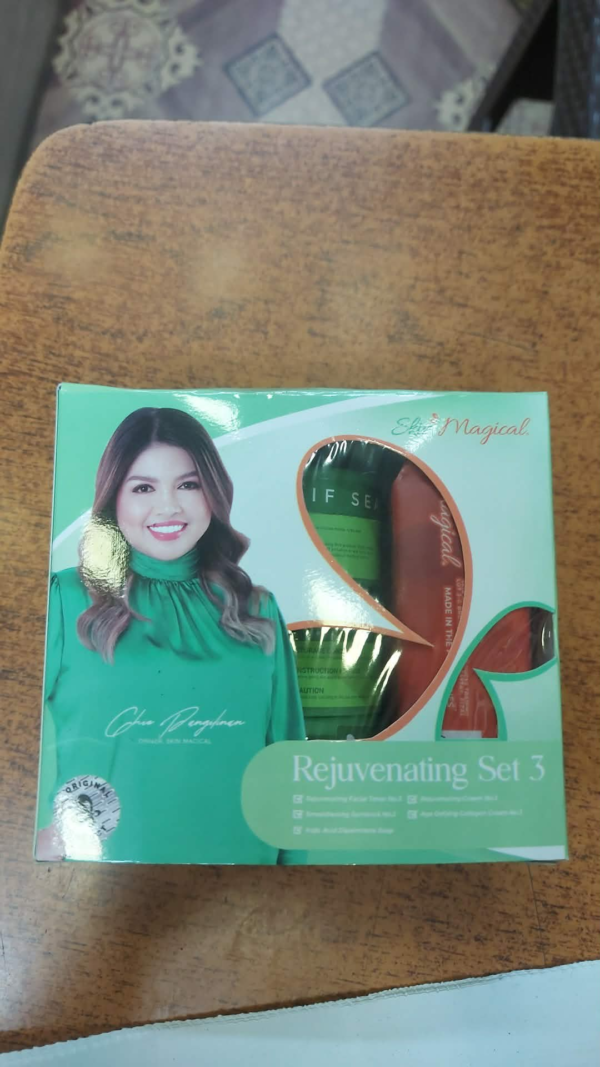 Skin Magical Rejuvenating Set 3 (Original Philippine) – Complete Peeling Skincare Set in Bangladesh